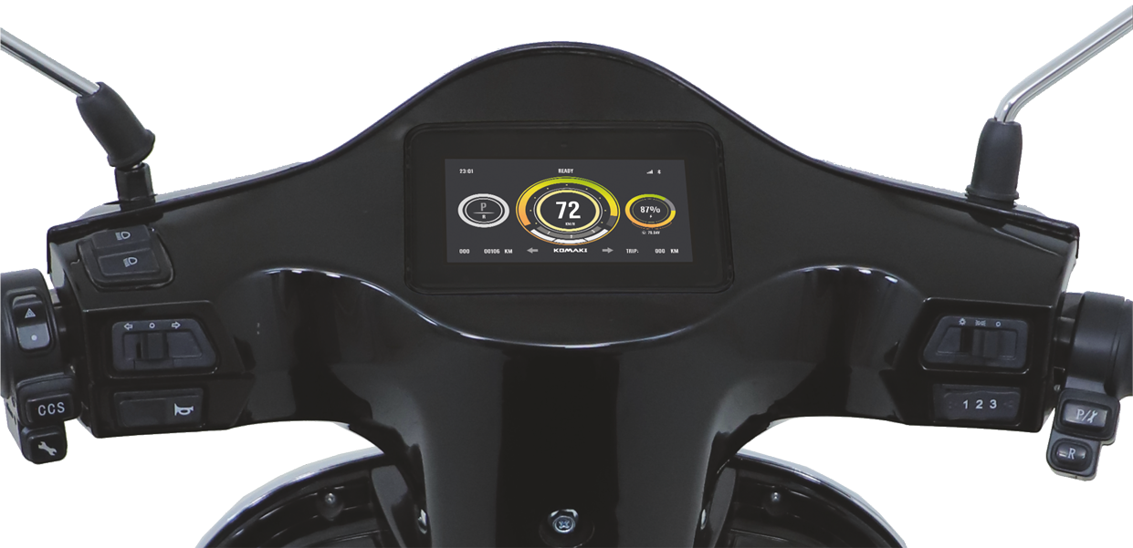 MXV electric scooter tft_screen_s
