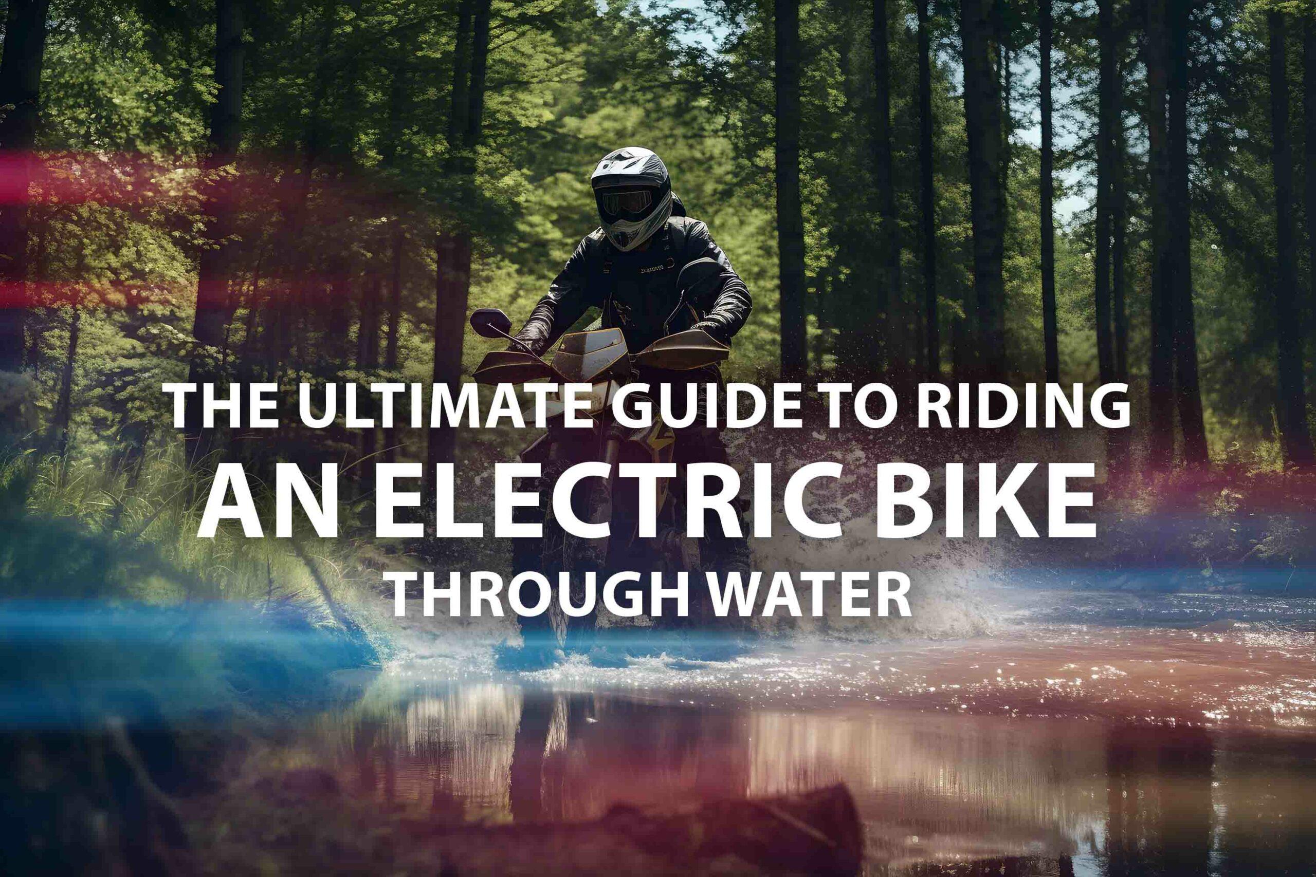 Electric Bike on water