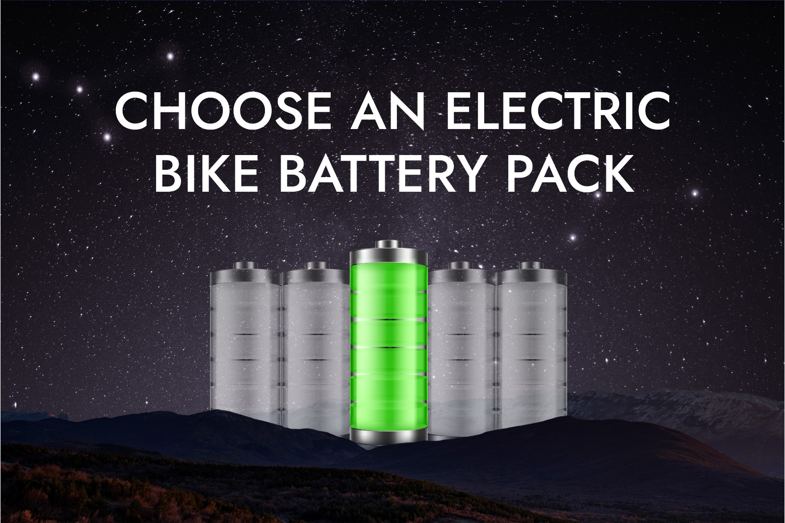 Choose an electric bike battery pack