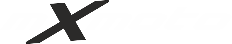 MXMoto Black And White Logo