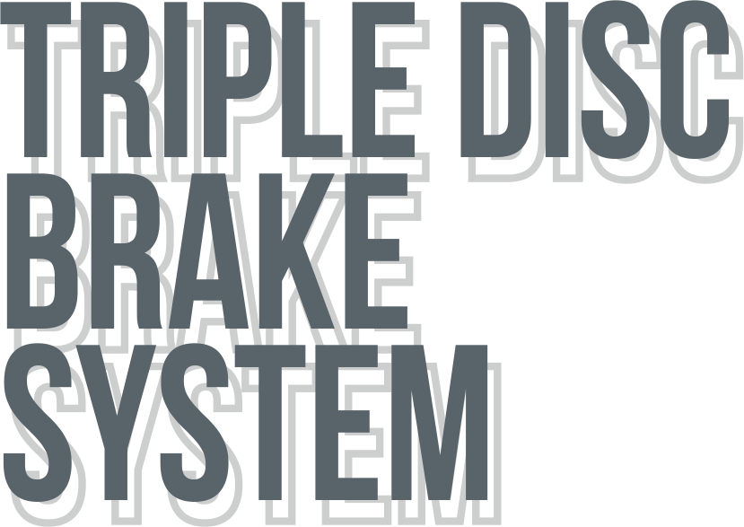 TRIPLE DISC BRAKE SYSTEM LOGO IMAGE